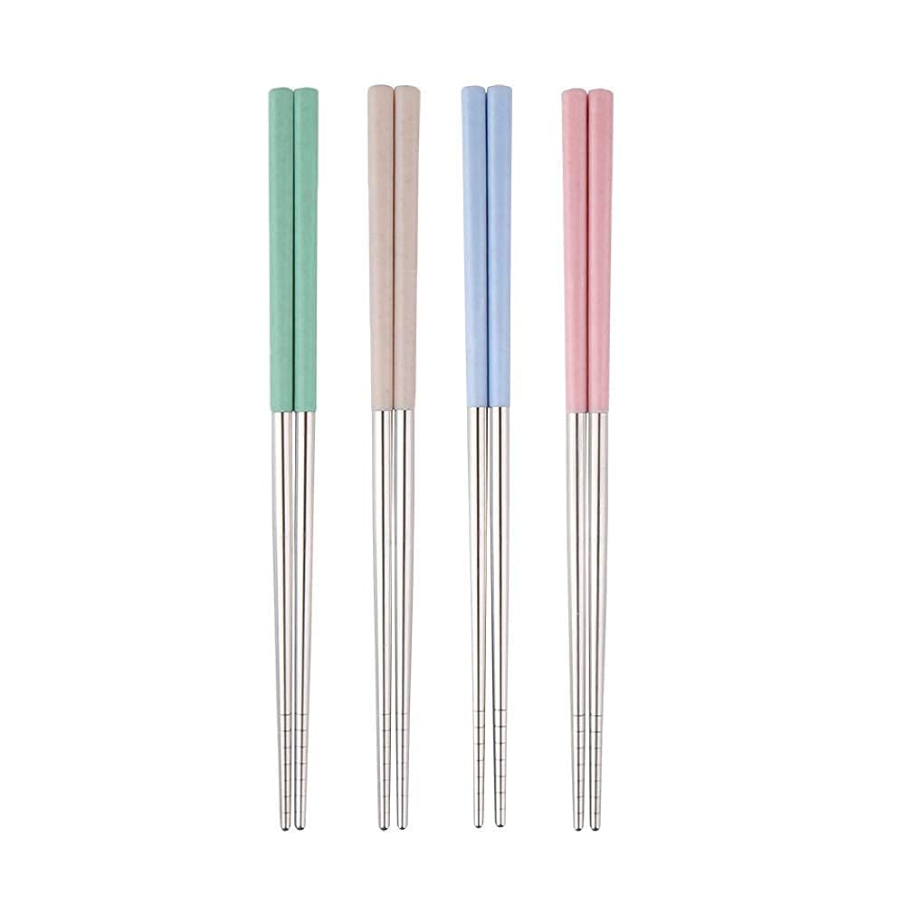 VENTWILLA Reusable Metal Stainless Steel Spiral Wheat Chopsticks Dishwasher Safe Lightweight Easy to Use Metal Chop Stick Utensils (1 Pair ), Multicolor (B09MSD5QB1) Amazon Price History, Amazon Price Tracker