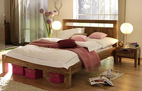 EBANSAL Wooden King Size Bed for Bedroom | Solid Wood Double Bed Cot Durban Bed Without Storage | Sheesham Wood, Stone Finish (B08NYTP73T) Amazon Price History, Amazon Price Tracker