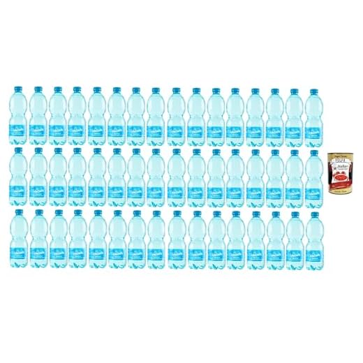 Vitasnella Acqua Minerale Naturale Natürliches Mineralwasser 48x 50cl Italienisches Wasser + Italian Gourmet polpa 400g