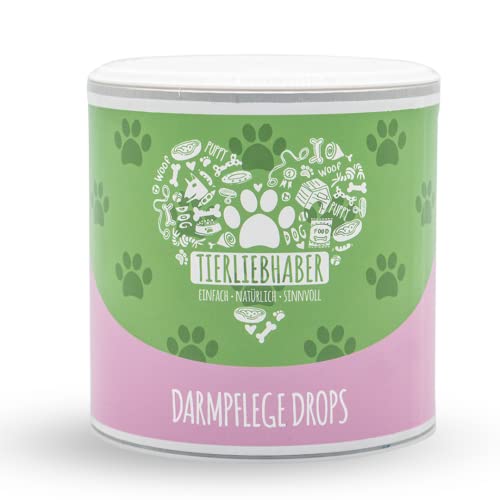 TIERLIEBHABER - Darmpflege Drops für Hunde | mit natürlicher Pflanzenkohle für festen KOT | Leckere Ergänzung zur Darmpflege für jeden Tag (350g) Cover