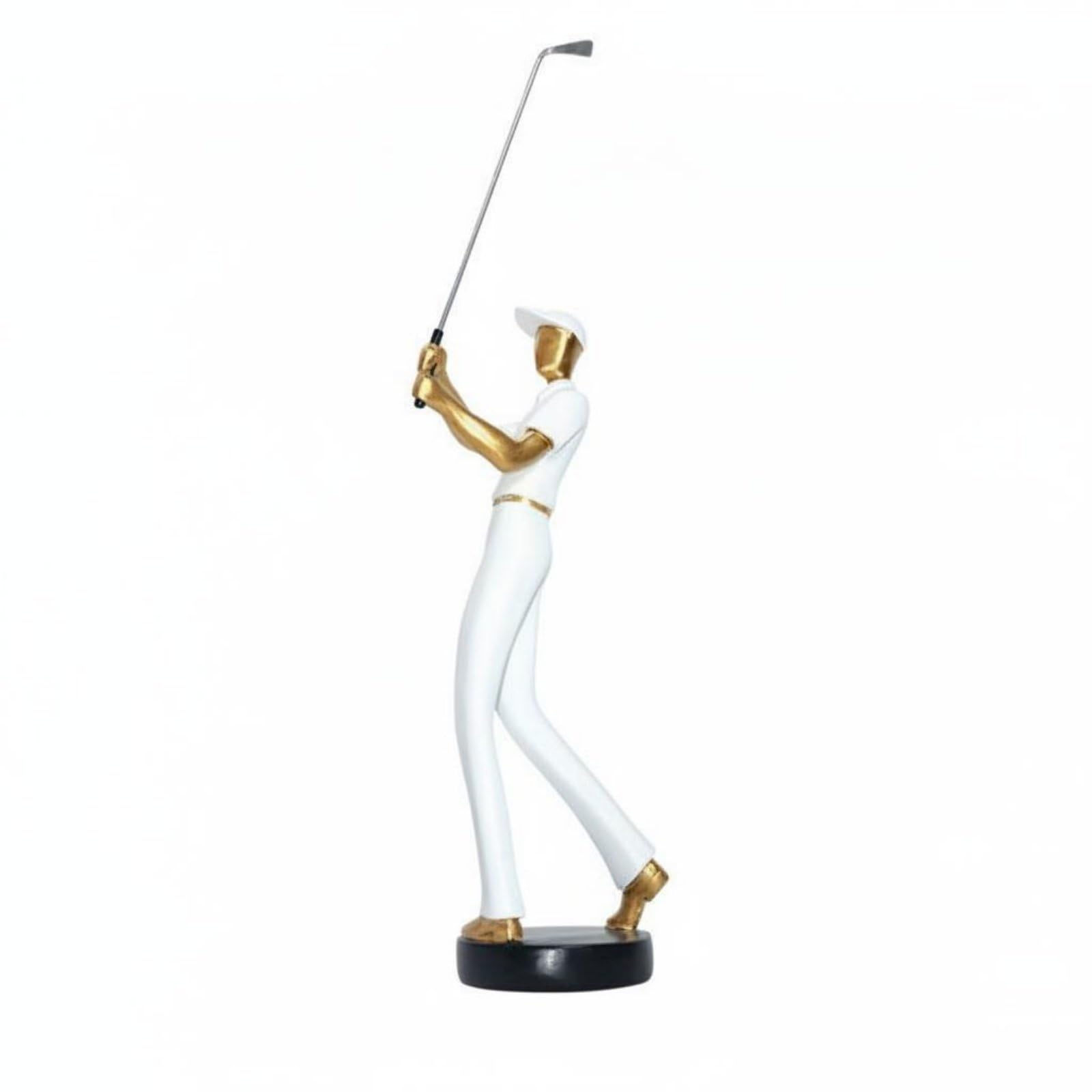 3 Piezas Adorno de Golf Moderno Nordico Estatua de Golfista Personalizado Figura Golfista para Oficina, Color to 3, Estilo A
