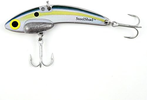 SteelShad - Bass Fishing Lures - Lipless Crankbait for Freshwater Fishing - Long Casting Shad Crankbait Perfect for Bass, Walleye, Trout - Original (3/8 oz)