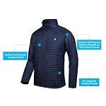 Little Donkey Andy Isolierte Wanderjacke Herren Atmungsaktiv Thermo Running Hybrid Jacke Leicht Warm – Bild 3