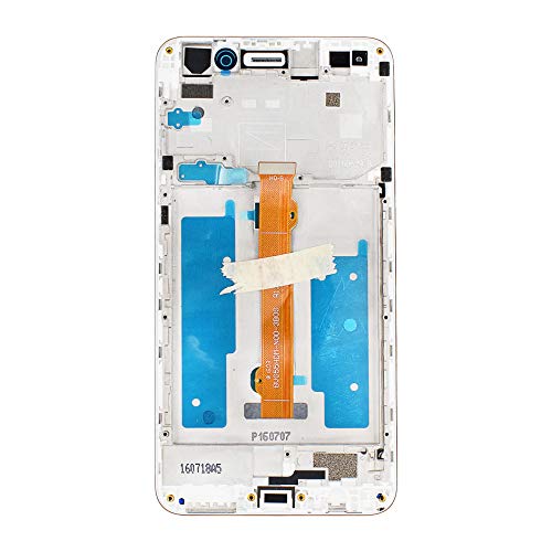Image of LCD Screen Display Digitizer Touch Panel with Frame Screen Replacement for Honor Holly 3 Huawei Y6 II Honor 5A(White)