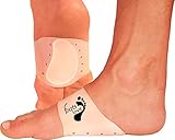 FOOTS LOVE Plantar Fasciitis Gel Cushioned Arch & Heel Support Sleeves. Orthotics to Lift & Relaxes Nerves featuing Cooling Air Pockets. For Men And Women