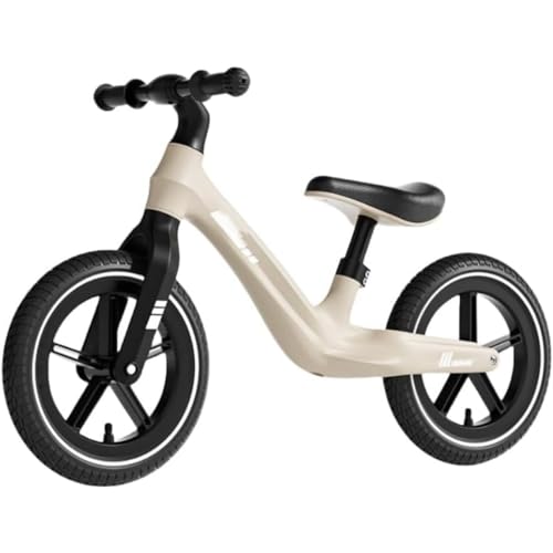 ペダルなし自転車 バランスカーです 子供用自転車 LAJOKING ペダルなし 高さ調整可能 軽量 組み立て簡単 12インチ 14インチ 2歳〜7歳 誕生日プレゼント 乗り物 バランスバイク (14インチ,ホワイト)