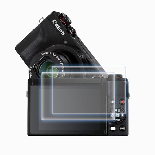 �m2���Z�b�nFor canon PowerShot G7 X Mark III �t�B���������K���X�ی�t�B�����ySUNZHXIN�z�ی�t�B����9 H�d�x �����z�� �h�� �h�� �h�w�� ��������