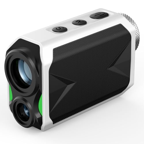 GC01 Golf Rangefinder with Slope, 6X Magnification, High-Precision Laser Range Finder Golfing, Flag Pole Locking Vibration, Rechargeable Range Finders with Magnet Stripe