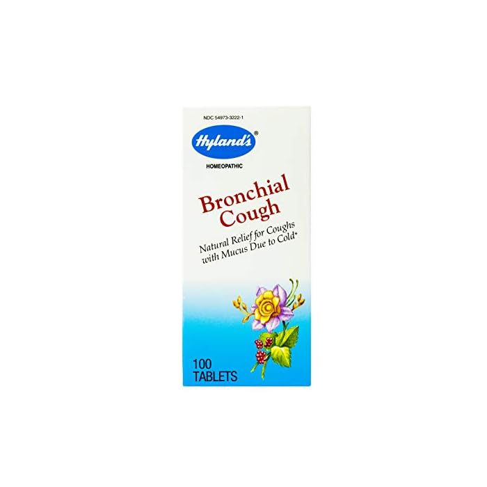 Buy Hyland's Cough Medicine for Adults Bronchial Cough Tablets Natural Relief Cough with Mucus