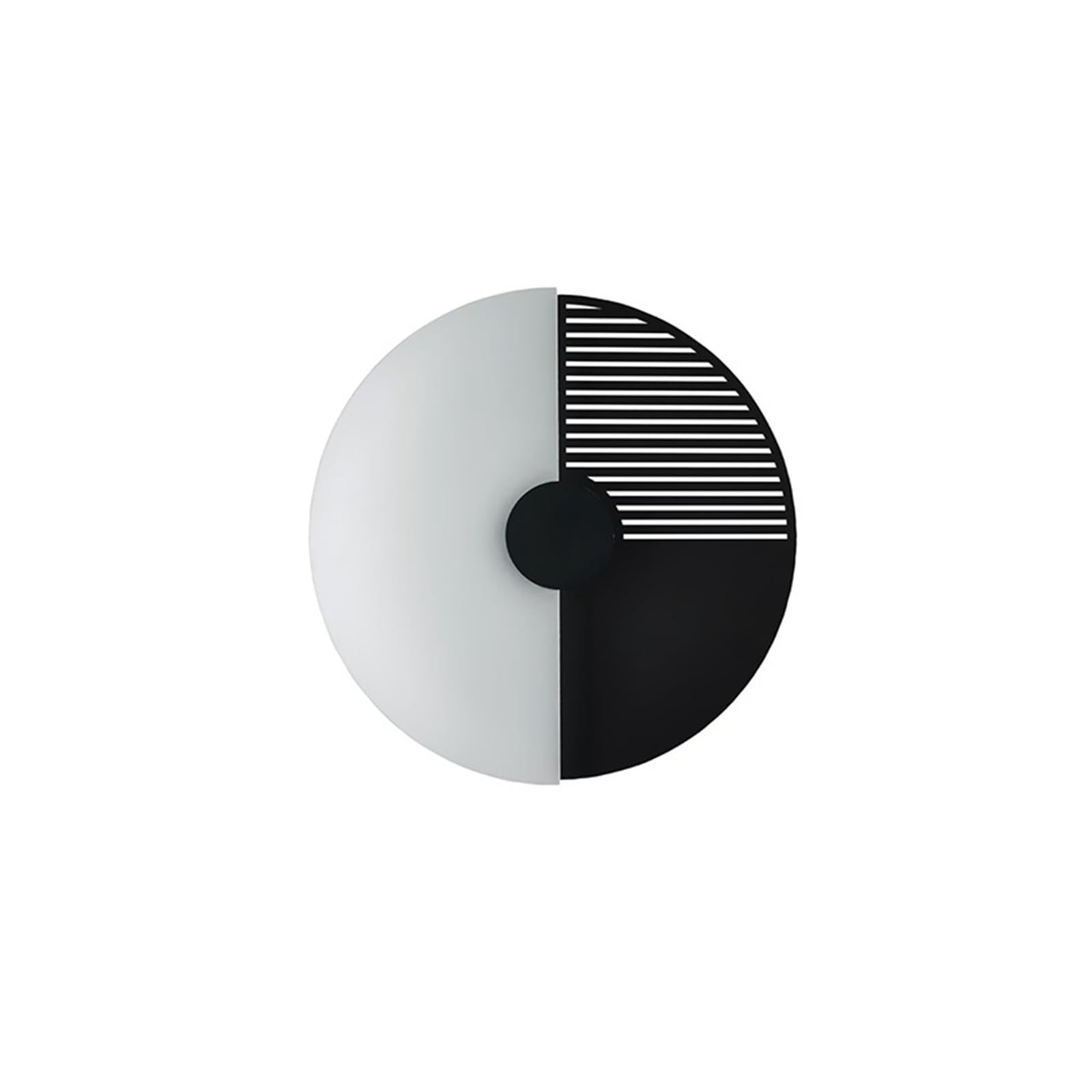 VALORCIRONA Nordic Modern Simple Black and White wall lamp Bedroom Bedside Entrance Hallway Corridor(505mmhollow)