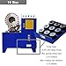 INTSUPERMAI Electric Hose Crimping Machine - 1/4 to 2'' Steel Tube Neck Shrinking Machine With 10 Hydraulic Dies for Rubber Clamping - Hose, Tube, Pipe Crimping Press - 220V