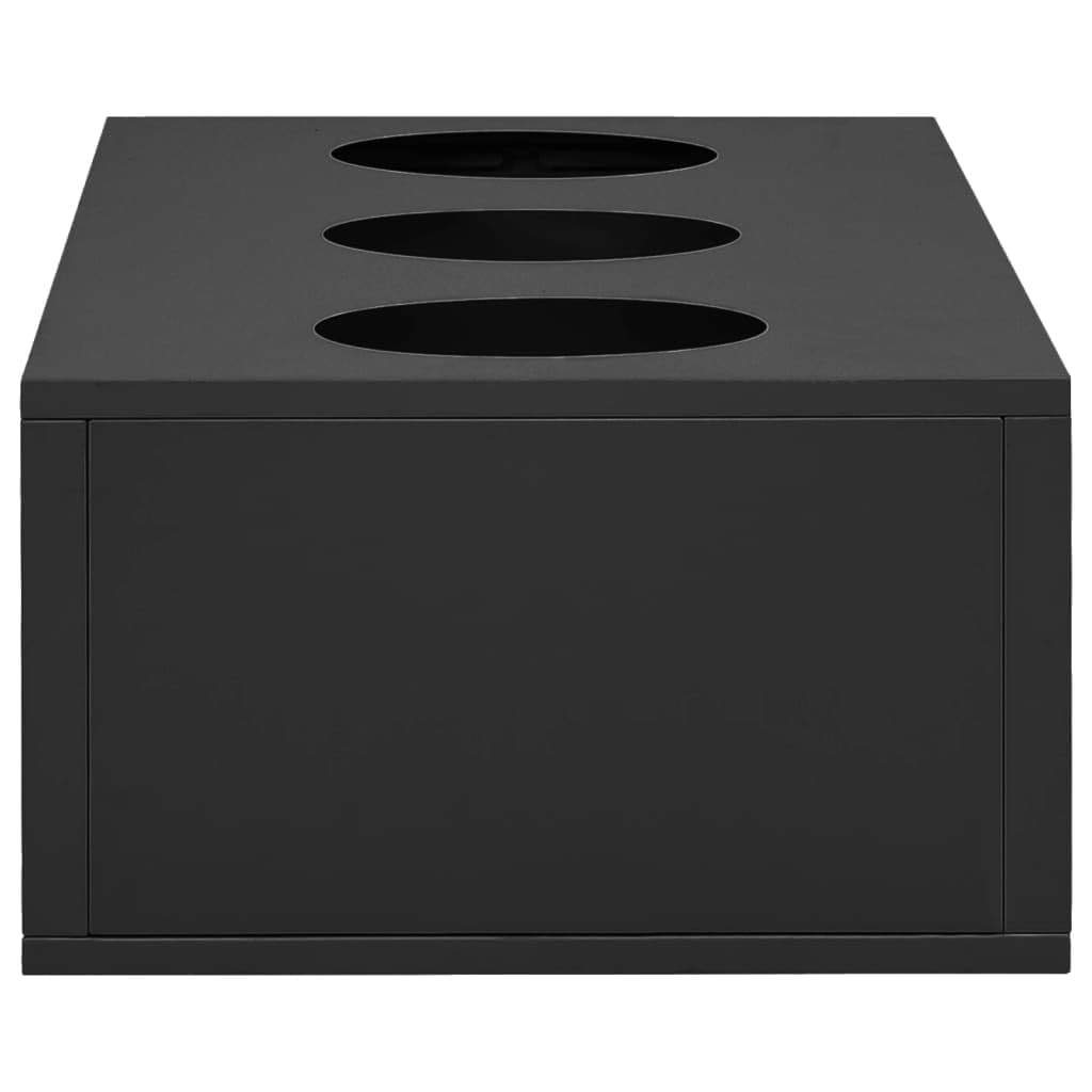 Armario de almacenamiento antracita 90 x 40 x 113 cm con puerta corredera de acero con jardinera con cerradura para balcón, pasillo, oficina, moderno diseño resistente a la intemperie