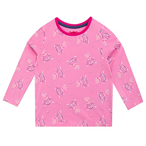 Peppa Pig Girls Pinafore Dress and Top Set2