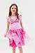 Barbie Big Girls Tulle Dress Pink 14-16