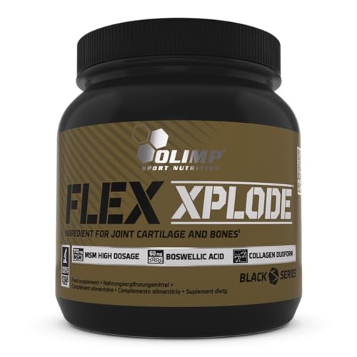 Olimp Sport Nutrition Olimp Flex Xplode Kollagen Pulver - Unterstützt gesunde Knochen & Gelenke, Vitamin C & 5-Mineralien-Komplex, Typ I & II Kollagen, 360g, Grapefruit