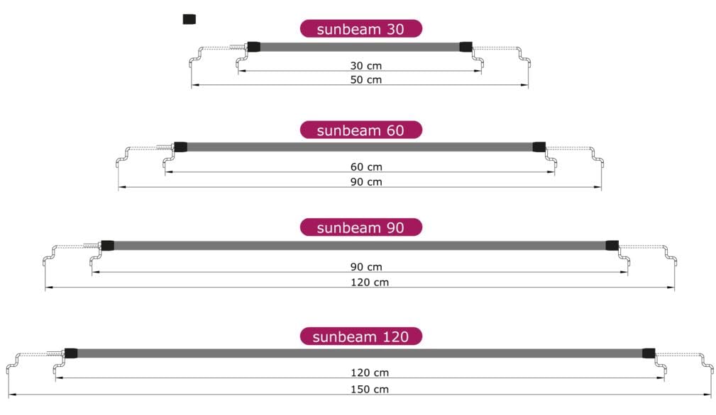 Aqua Medic Sunbeam 60, LED Aquarienleuchte mit Controller für Meerwasseraquarien