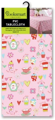Cooksmart Large Cupcakes Design PVC Coated Tablecloth