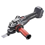 YOIbuy PRO ブラシレスモーター 充電式 マルチツール 18V コードレス 防振ハンドル付き 集じんアタッチメント ケース付き 6段変速 替刃9点セット付き マキタ 18V 純正/互換 本体のみ （充電池・充電器別売） 国内1年間メーカー保証 YMT-PR-21