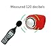 EONSMN 2021 Super Bike Horn, 120db Bicycle Electric Bell,Bike Horn Loud，Silicone Waterproof Bikes Warning Horns (Black)