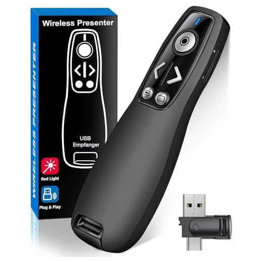 2-in-1 USB Type C Presenter Clicker