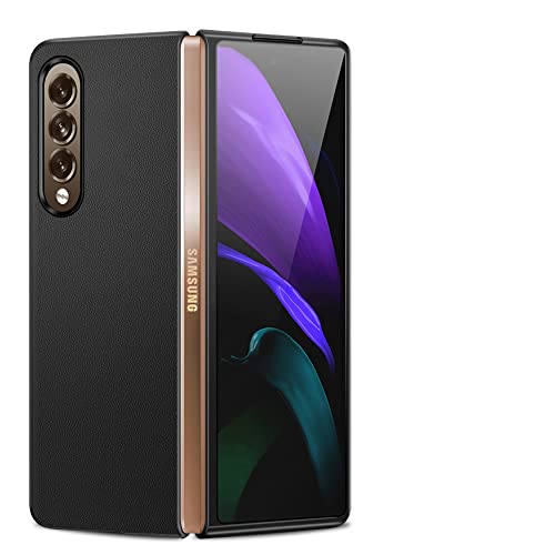 Protégez votre écran pliable avec l'étui de téléphone en cuir pour Samsung Galaxy Z Fold 4 et 3