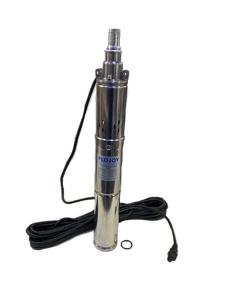 FLOJOY Asian Pumps & Machineries 24V Brushless Screw Solar Submersible Pump 350W For Openwell/Borewell Farm Construction Marine & Irrigation Flow 1700-2000Lph 190Feet (B0C9F1S4WR) Amazon Price History, Amazon Price Tracker