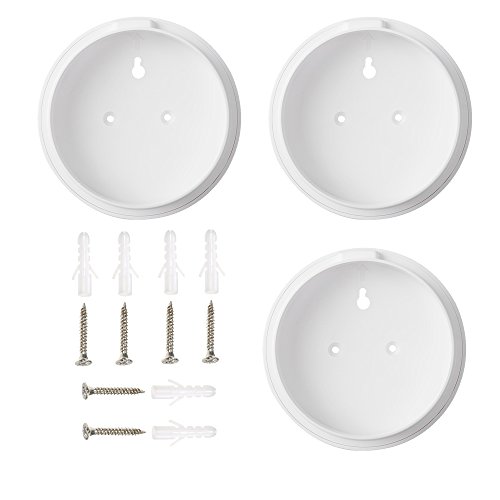 KKmoon Suporte de montagem de mesa de parede para suporte de segurança do Google Wifi branco