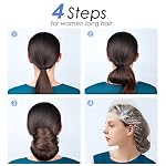 Aquior Shower Cap Disposable, 50 PCS Bath Caps Larger Thick Clear Waterproof Plastic Elastic Hair Bath Caps for Women, Hotel Travel Essentials Accessories Deep Conditioning Hair Care Cleaning Supplies - Image 4