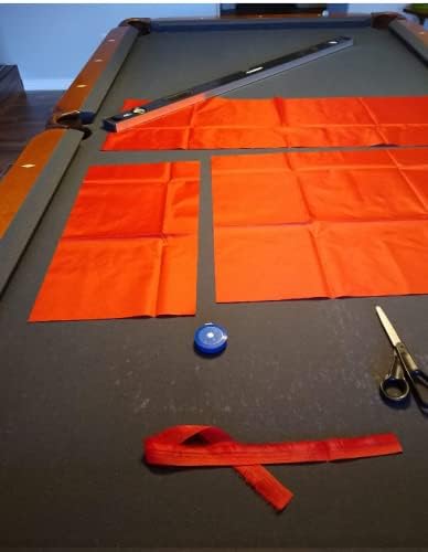 Miniatura 6 de Rose Flavor Tela impermeable de nailon Ribstop de 1.7 onzas 70D 58 pulgadas por 1 yarda (rojo)