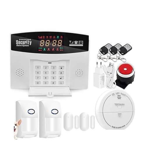 WiFi gsm Sistema de Alarma Host inalámbrico Host Tuya Smart Home Home ladrón Alarma de Alarma Control de Control Soporte,Sistema De AutomatizacióN del Hogar(C)