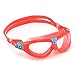 Aqua Sphere Seal Kid 2 Swim Mask with Clear Lens (Coral/Aqua) - ?UV Protection Anti-Fog Swim Goggles for Kids