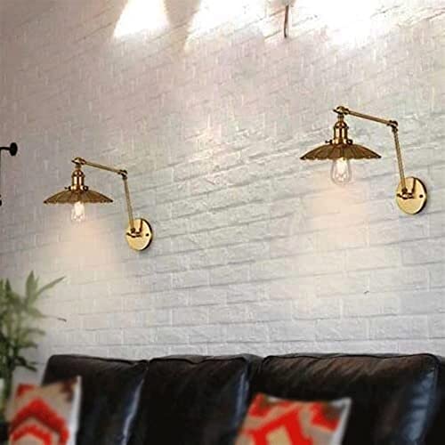 Lámpara de pared brazo oscilante para sala de estar e iluminación interior 2