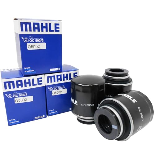 【3個セット】 マーレ オイルフィルター オイルエレメント ワーゲン アウディ A1 A3 ゴルフ ザ・ ビートル シャラン シロッコ ティグアン トゥーラン パサート ポロ ※型式と年式の適合確認要 MAHLE O5002×3個 純正フィルターメーカー製