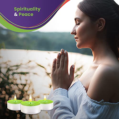 Exquizite Lilac And Jasmine Scented Tea Lights Candles - 30 Pack X 2 - Tealight Candles With 3-4 Hour Burn Time Tea Candles - Tea Light Candles For Holiday, Wedding And Home #TOP6