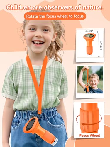 Image of Acoath Microscope for Kids, 1000X Handheld Digital Miniscope with 2.0 inch Screen, Portable Pocket Microscope Education Toys Birthday Gifts for Age 3 4 5 6 7 8 9 10 Girls Boys
