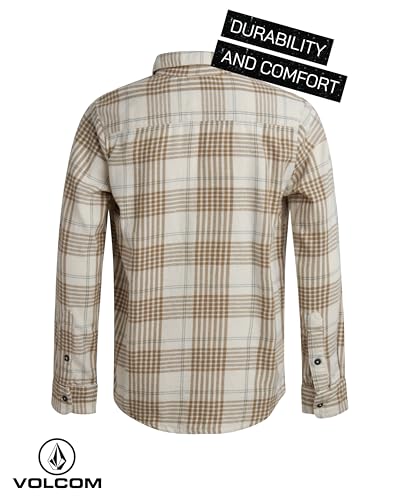 Chemise en flanelle Volcom en coton premium pour ados - 6