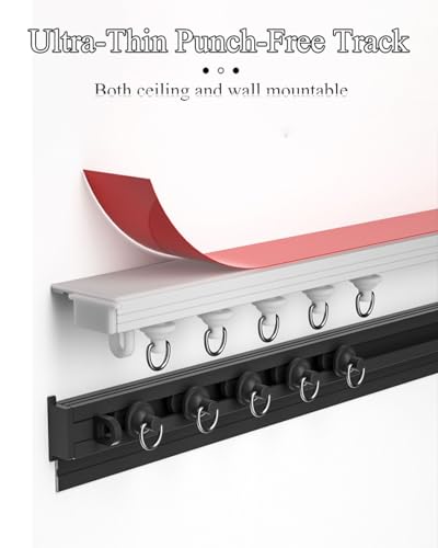 Rail rideaux séparateur de pièce pour zone d'intimité 115cm - 3