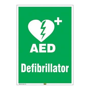 Mr. Safe - AED Defibrillator Eco Vinyl Sticker 4 ft X 6 ft