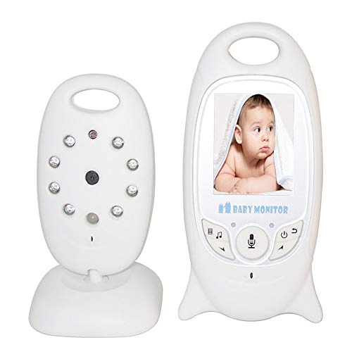 Babyphone mit Kamera und Audio, Digitalkamera, Nachtsicht, Zwei-Wege-Talk Back, Schlaflieder, große Reichweite, Temperaturüberwachung