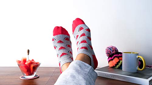 Image of Mint & Oak Low Cut Ankle Women Socks, Christmas Gift Quirky Socks For Friends, Cute Funky Socks, Christmas Secret Santa Gifts For Women