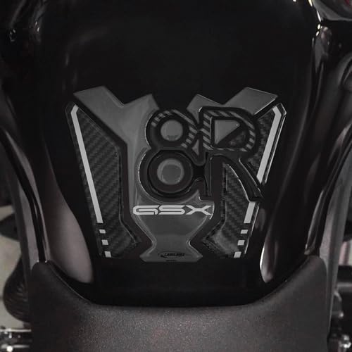 labelbike - 3D Sticker Motorcycle Fuel Tank Pad Protection and Decoration in Resin compatible with Suzuki GSX-8R