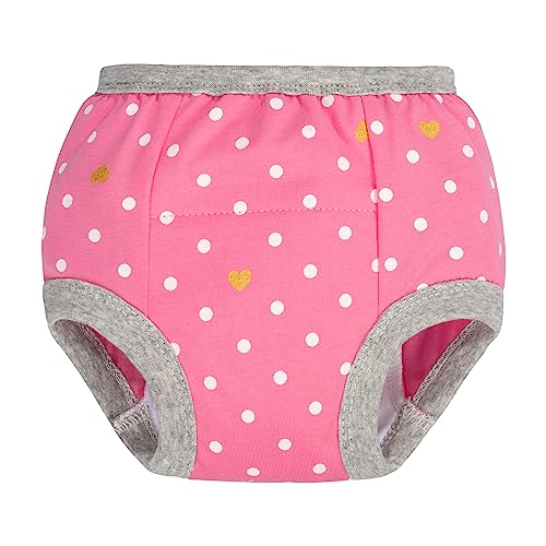 BIG ELEPHANT Calças de treinamento para bebês meninos e meninas 100% algodão impermeável roupa íntim