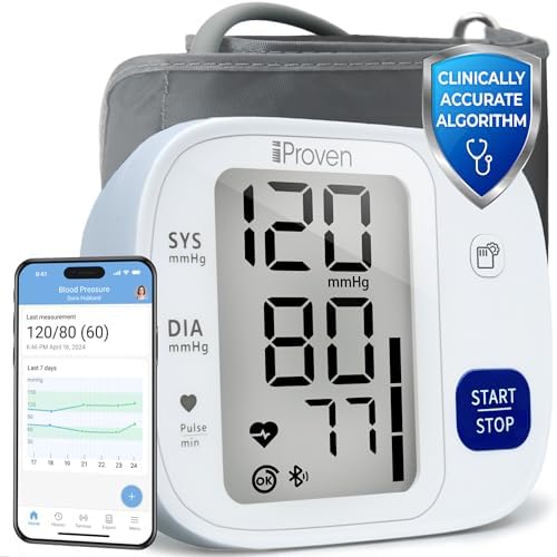 iProven Bluetooth Blood Pressure Monitor for Home Use with App In...