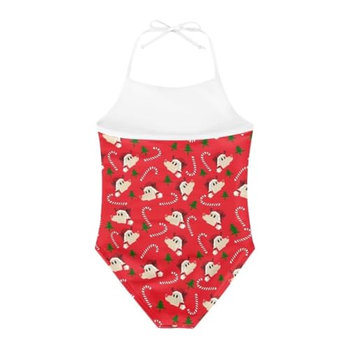 Image of Cute Christmas One-Piece Swimsuits Beach Swimwear Bathing Suit for 3-10 Years Girls
