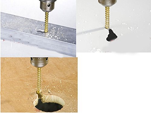 6 piezas de brocas para sierra de ranura con recubrimiento de titanio para carpintería, madera, metal y plástico, brocas de perforación de 3 a 8 mm miniatura 3
