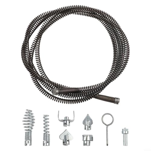 Outil de nettoyage en spirale pour tuyau électrique avec design flexible et fonctions de débouchage efficaces (A)