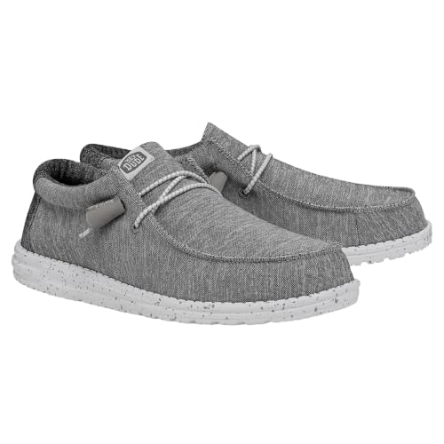 HEYDUDE Men's Wally Sport Knit Slip On Loafer, Grey, Size 7 - image 7