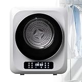 BOBVB 4 kg de apartamento lavandería LED Panel de Control táctil Mini Mini Mina Mini Secadora de Ropa portátil