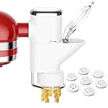 Gourmet Pasta Press Attachment for KitchenAid Stand Mixers, Pasta Maker for Kitchenaid Mixer With 7 Interchangeable Pasta Plates, For Kitchenaid Pasta Attachment