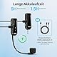 TONOR Wireless Mikrofon Headset, UHF Wiederaufladbares Drahtloses Mikrofon, 20 Kanäle mit 30m Kabelloser Übertragung, Für Fitness, Unterricht, Führungen, Sprachverstärker